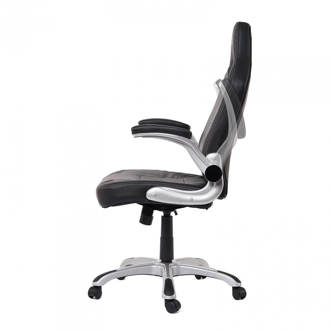Scaun gaming/racing X by Serioux, Ares, ajustabil, piele sintetica, piston - imagine 2
