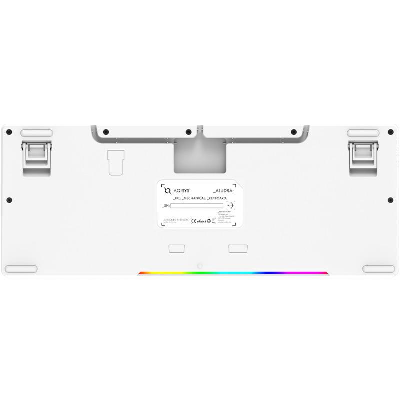 Tastatura mecanica TKL AQIRYS Aludra, cu fir, switch-uri Gateron Red, - imagine 6