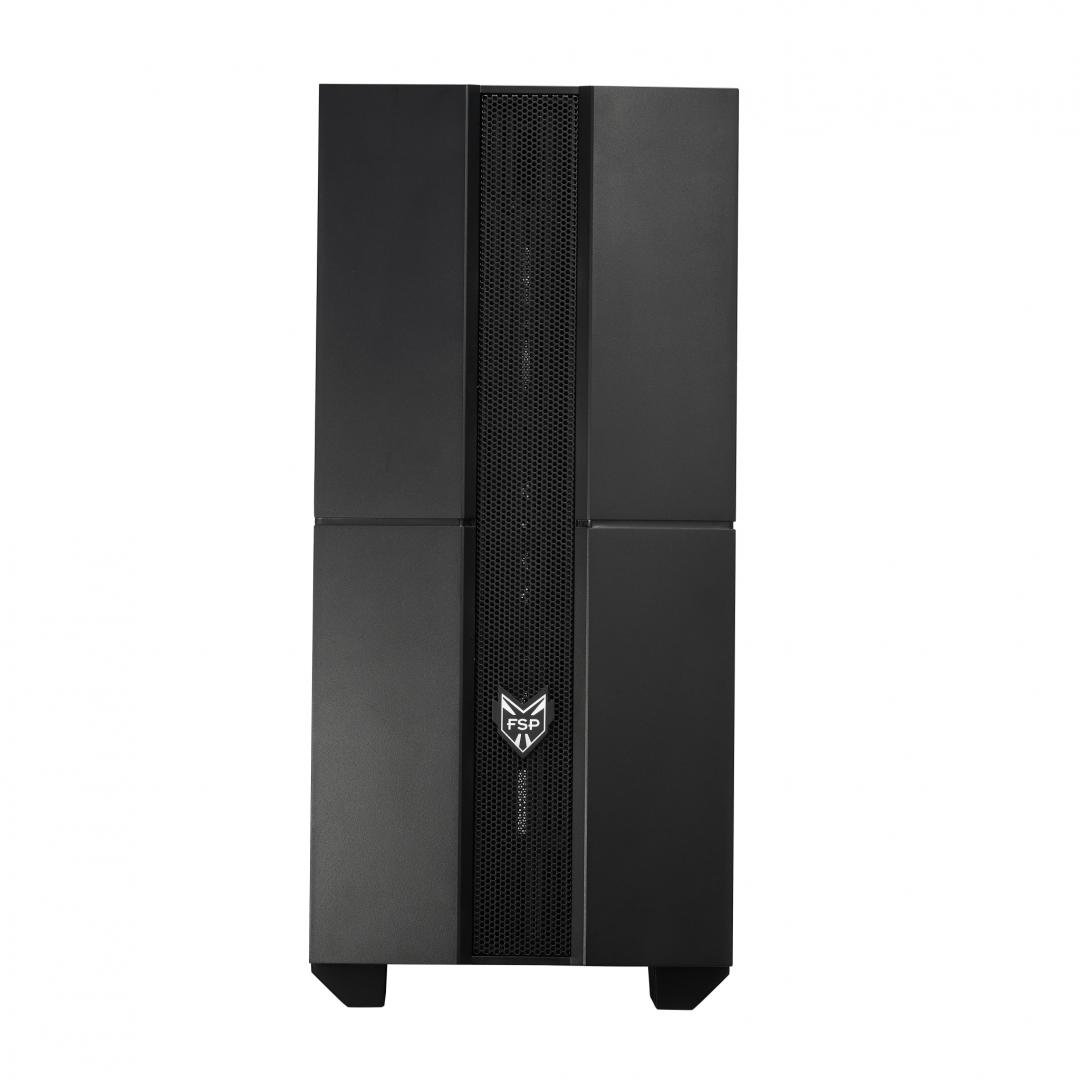 Carcasa FSP CMT 270, Mid Tower, ATX, fara sursa, black - imagine 10