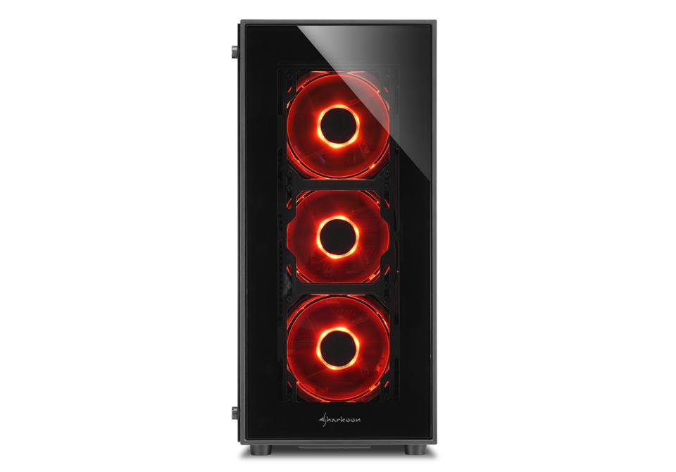 Carcasa Sharkoon TG5 ATX, fara sursa, red - imagine 3