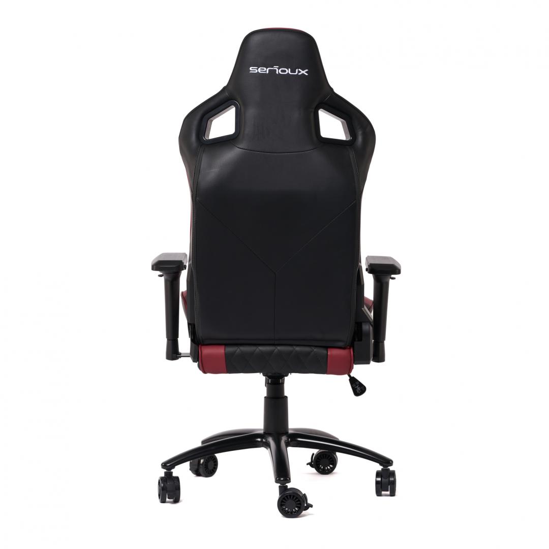 Scaun gaming X by Serioux, Theon, ajustabil, piele sintetica, piston - imagine 2